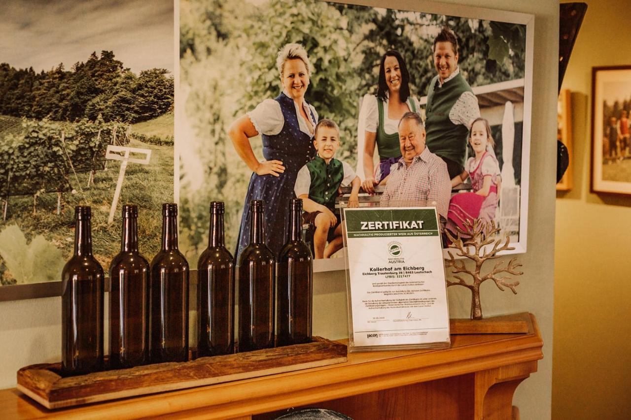 Vila Weingut Kollerhof Am Eichberg Leutschach Exteriér fotografie
